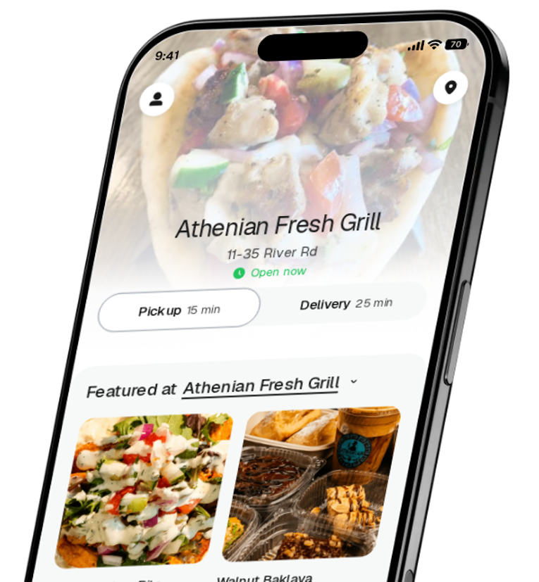 Athenian Fresh Grill app preview