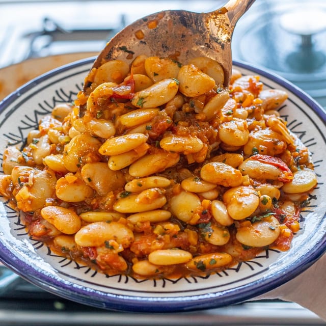 Gigandes Beans.