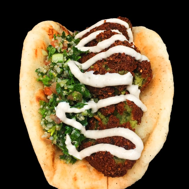 Falafel - Pita Wrap.