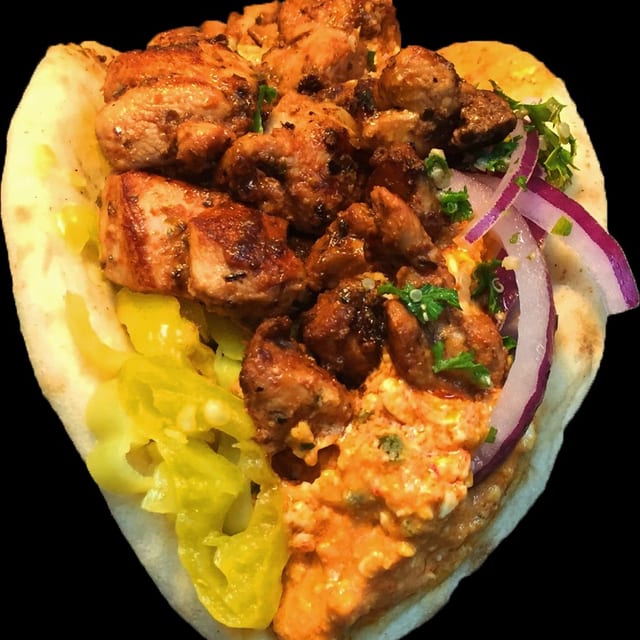 Zesto "Spicy" Chicken - Pita Wrap.